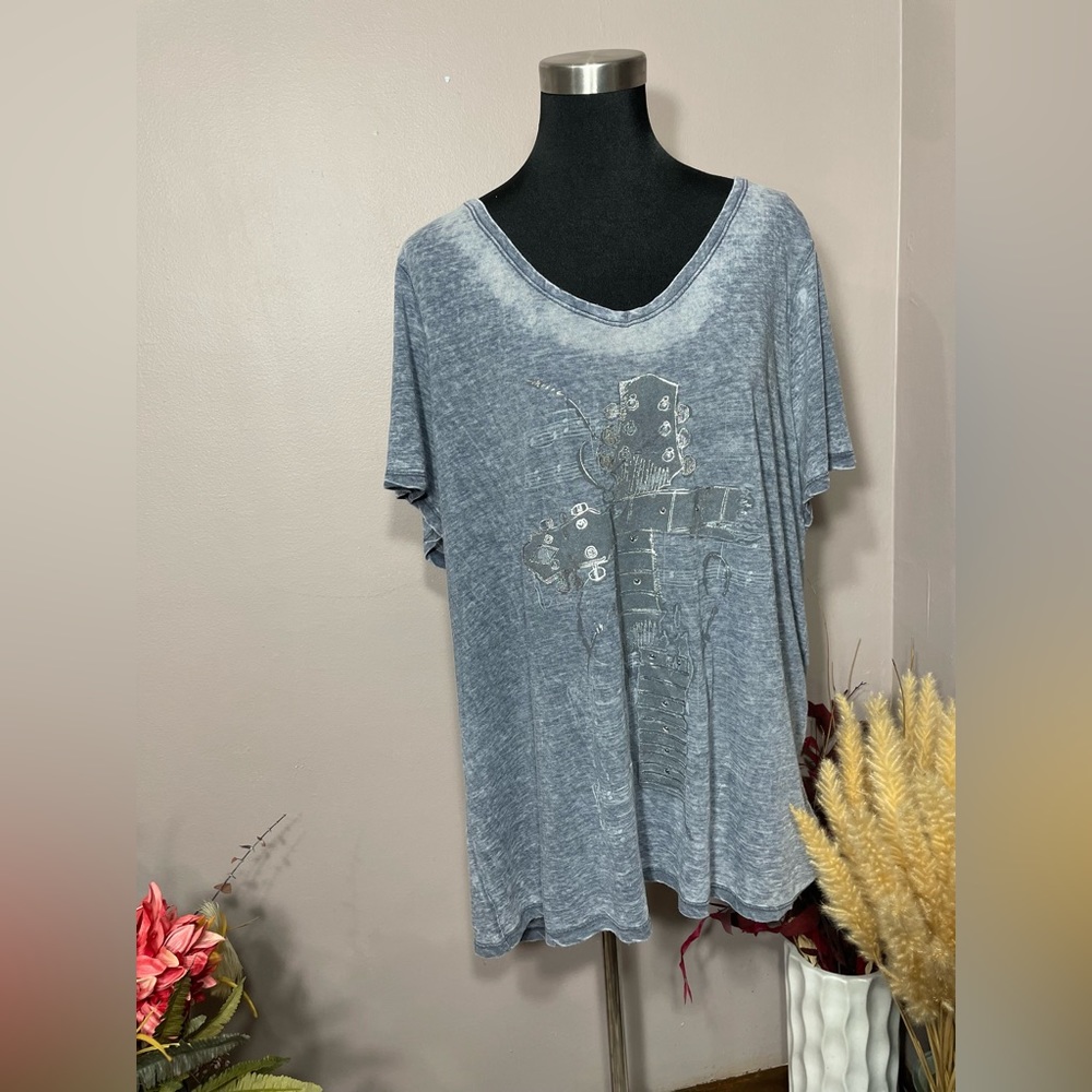 Jersey Knit Graphic Top